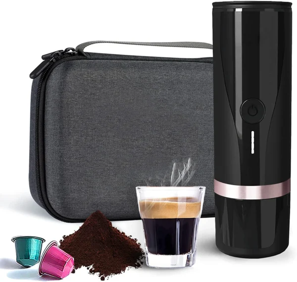 Capsule and Powder Portable Coffee Maker Coffee Machine Usb Aluminum High Quality Home Multi Functional 2 in 1 OEM Plug in 5v 6w - Image 6