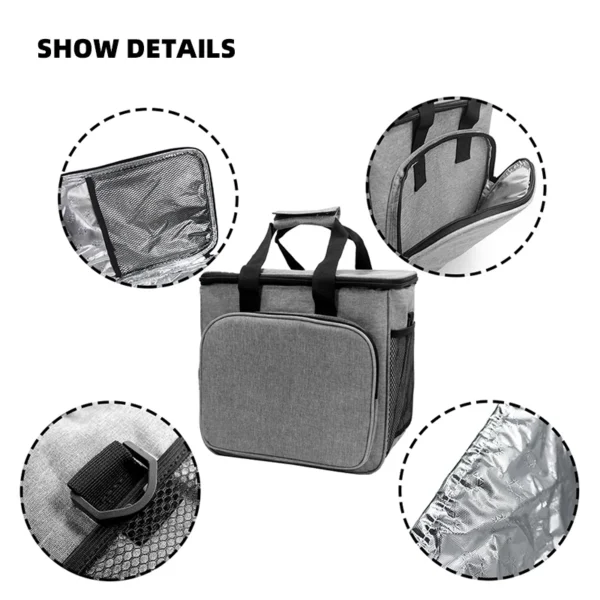 Wholesale outdoor  travel  large capacity picnic lunch tote bag insulated cooler bags