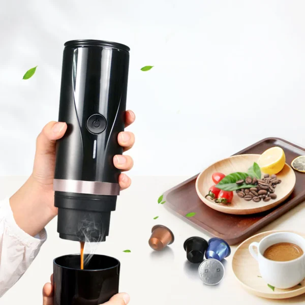 Capsule and Powder Portable Coffee Maker Coffee Machine Usb Aluminum High Quality Home Multi Functional 2 in 1 OEM Plug in 5v 6w - Image 2