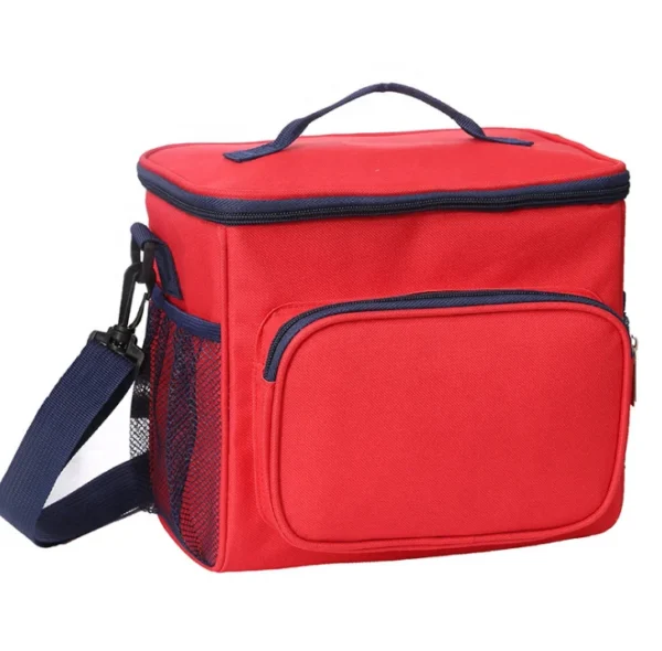 Wholesale portable lunch bag large capacity insulation cold storage bag multi-color optional meal delivery cooler bag - Image 3