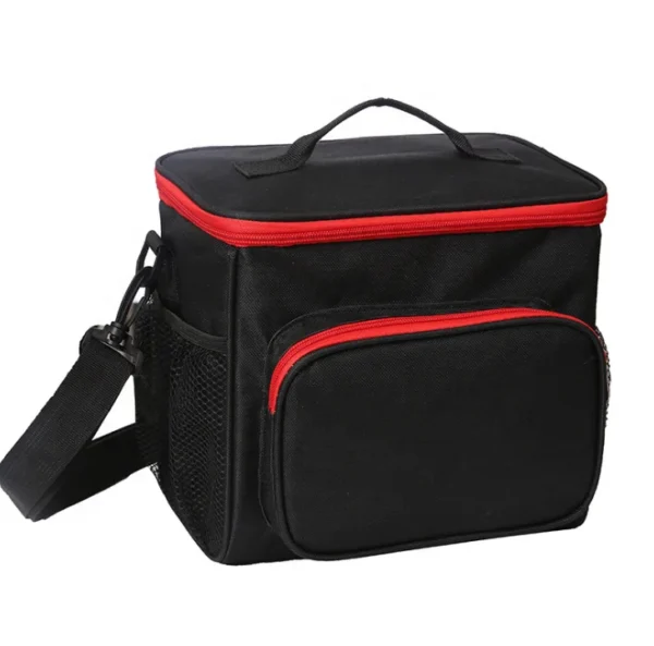 Wholesale portable lunch bag large capacity insulation cold storage bag multi-color optional meal delivery cooler bag - Image 2