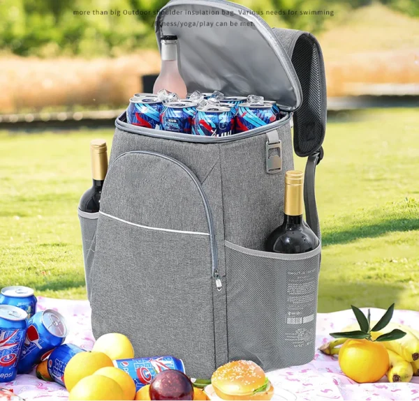 Big Capacity Leakproof Collapsible Cooler Bag For Camping Picnic Insulated Lunch Box - Image 5